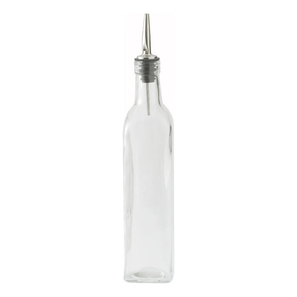 Winco GOB-16 Oil/Vinegar Cruet w/Pourer, 16oz