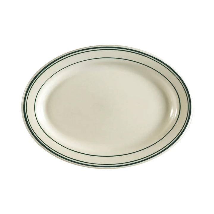 CAC China GS-51 Oval Platter 15 1/2" Case of 12 Pcs