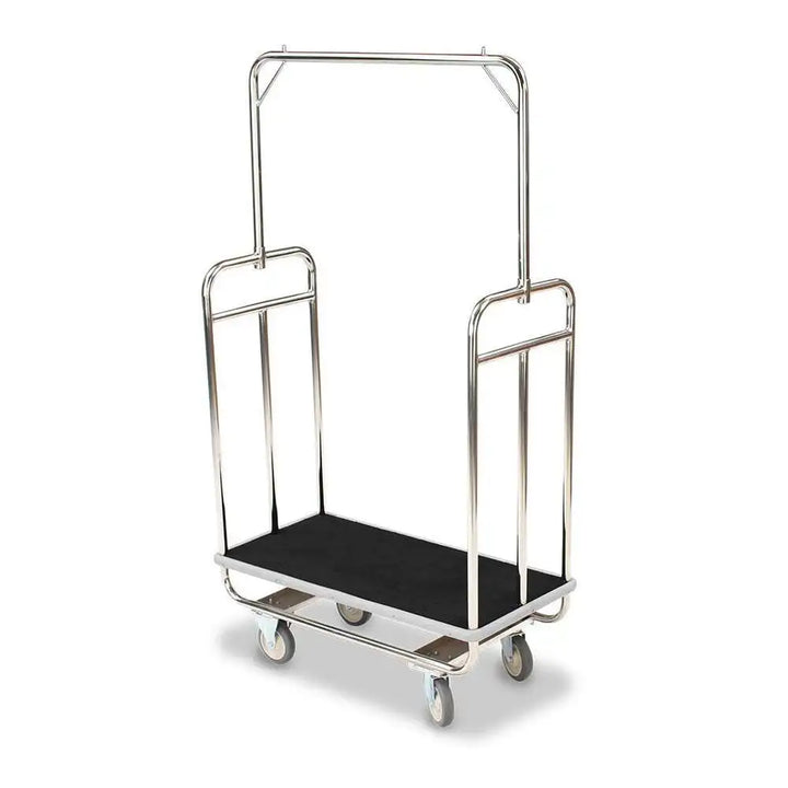 Forbes Industries H1210-5C 18.5"standard Luggage Cart, Chrome Plated Superstructure - The Horecastore