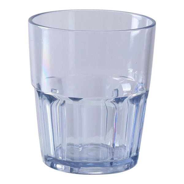 Yanco HA-012 Hawaii 3.5" Double Rocks Tumbler in Clear Plastic, 12oz - Pack of 72