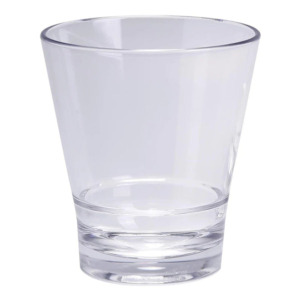 Yanco HA-212 Hawaii 3.5" Rocks Glass in Clear Plastic, 12oz - Pack of 24