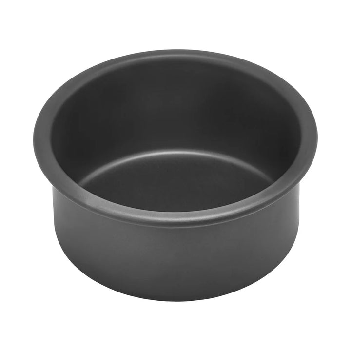 Winco HAC-042 4" Round Cake Pan, Anodized Aluminium, 2"H