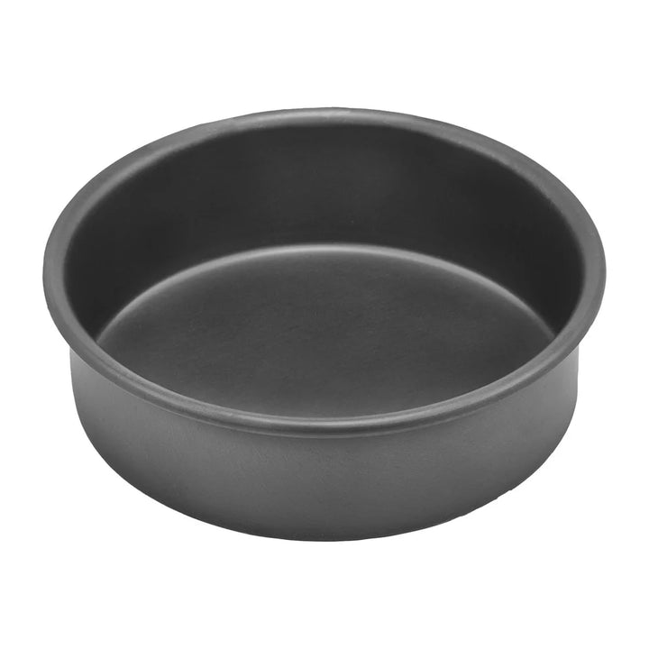 Winco HAC-062 6" Round Cake Pan, Anodized Aluminium, 2"H