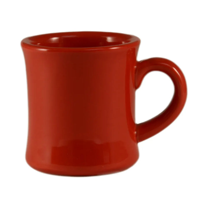 CAC China HAR-75-R Hartford Mug Red 7.5oz 3 1/4" Case of 36 Pcs