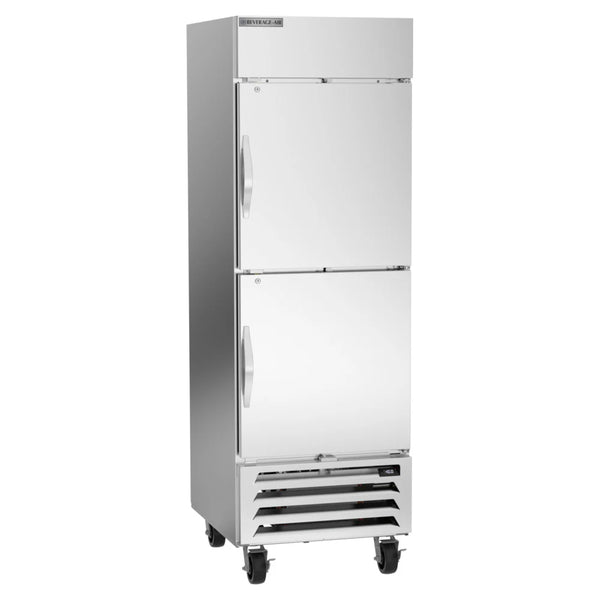 Beverage-Air HBF23HC-1-HS Horizon Series 27" Bottom Mounted Solid Half Door Reach In Freezer