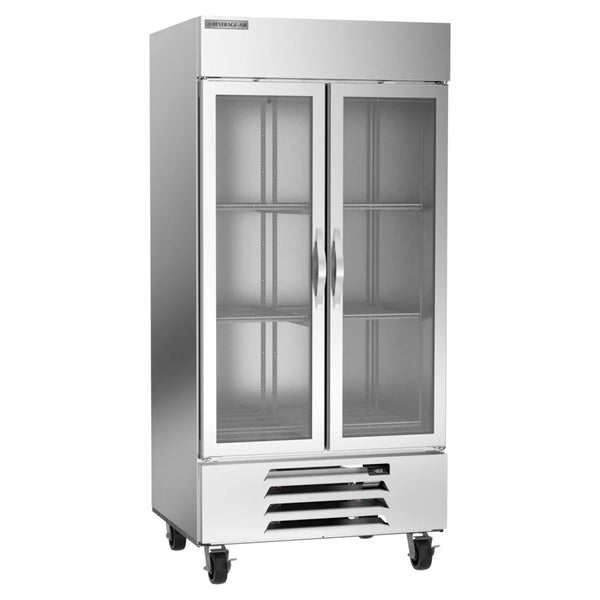 Beverage-Air HBF35HC-1-G 39 1/2" Horizon Series Glass Door Reach In Freezer