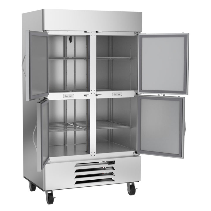 Beverage-Air HBF44HC-1-HS Horizon Series 47" Bottom Mounted Solid Half-Door Reach In Freezer