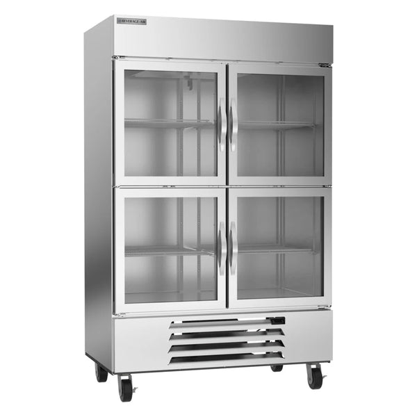 Beverage-Air HBF49HC-1-HG Horizon Bottom Mount Half Glass Door Reach In Freezer