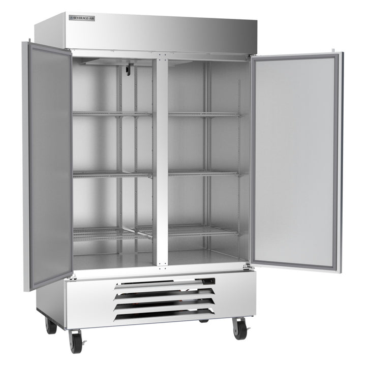 Beverage-Air HBF49HC-1 Horizon Series 52" Solid Door Reach In Freezer with LED Lighting 47 cu. ft.