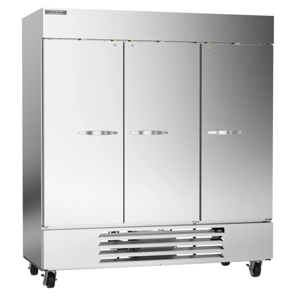 Beverage-Air HBF72HC-5 Horizon Series 75" Solid Door Reach In Freezer with LED Lighting 69 cu. ft.