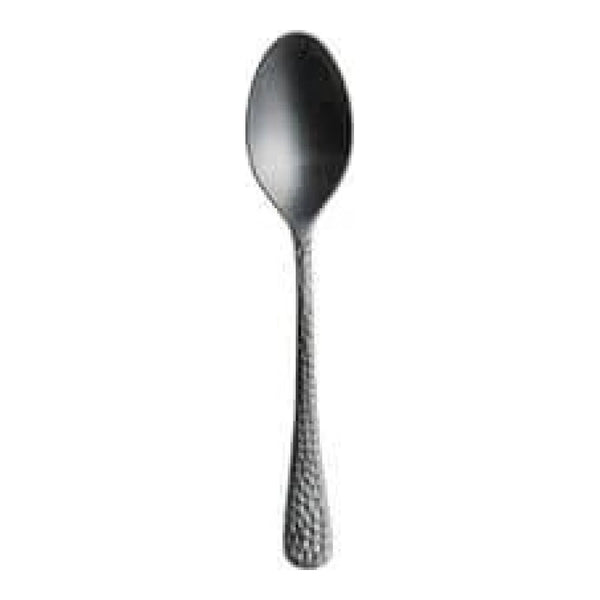 Furtino Hamford Tea Spoon Black Matt 18/10 Stainless Steel Tea Spoon 4 mm, Pack of 12