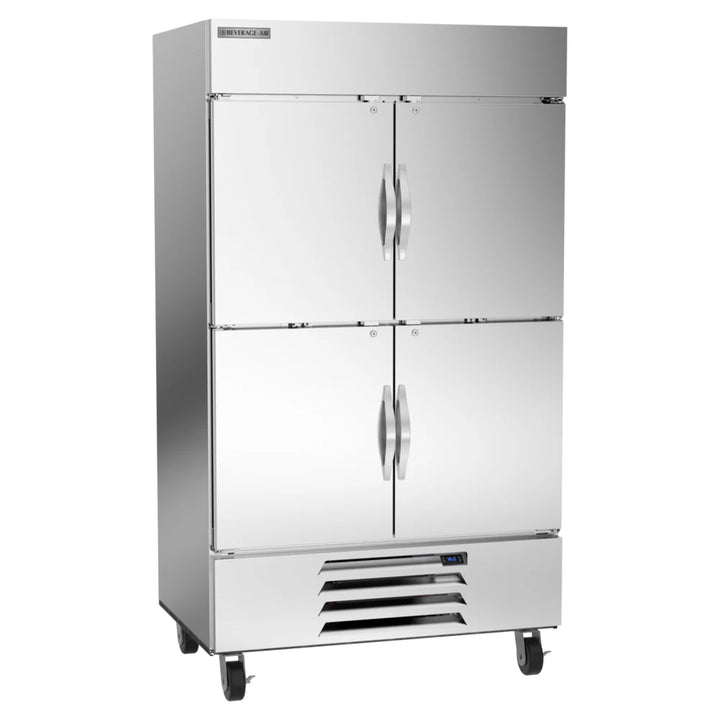 Beverage-Air HBR44HC-1-HS Horizon Series 47" Bottom Mount Half Door Reach In Refrigerator