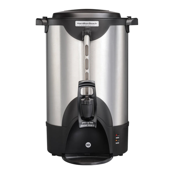 Hamilton Beach HCU040S Double Wall Stainless Steel 40-Cups Coffee Urn, 1440W