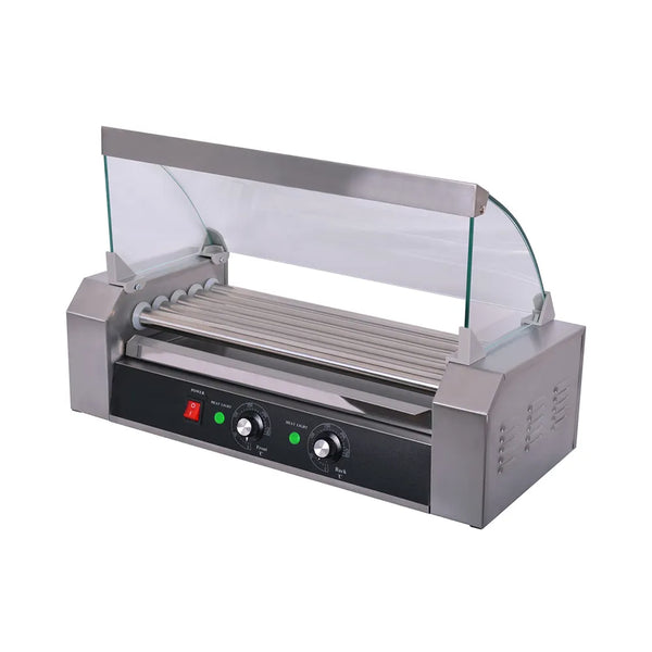 CAC China HDRS-05 Hot Dog Roller Grill With 5-Rollers, 110 V / 700 W
