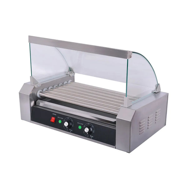 CAC China HDRS-07 Hot Dog Roller Grill With 7-Rollers, 110 V / 900 W
