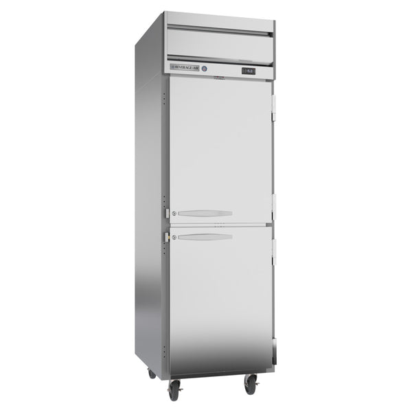 Beverage-Air HF1HC-1HS Horizon Series 26" Top Mounted Half Solid Door Reach In Freezer