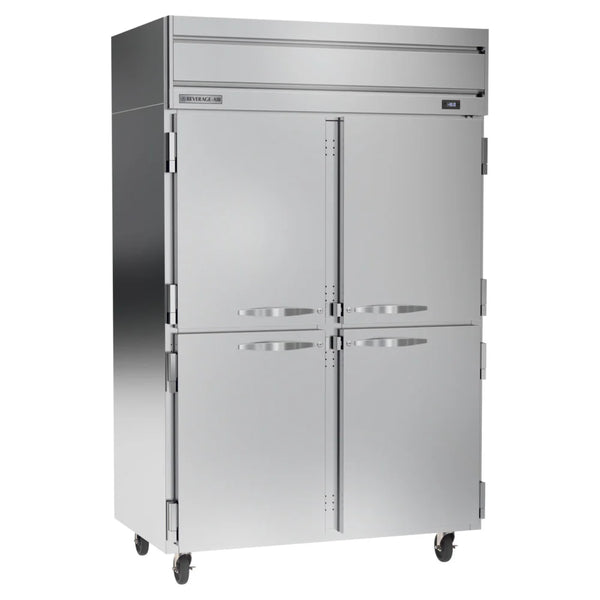 Beverage-Air HFPS2HC-1HS Horizon Series 52" Stainless Steel Half Door Reach In Freezer