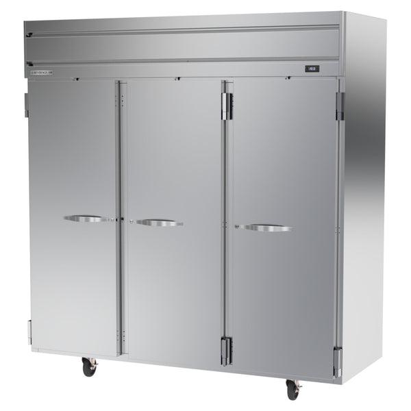 Beverage-Air HFPS3HC-1S Horizon Series 78" Stainless Steel Reach In Freezer