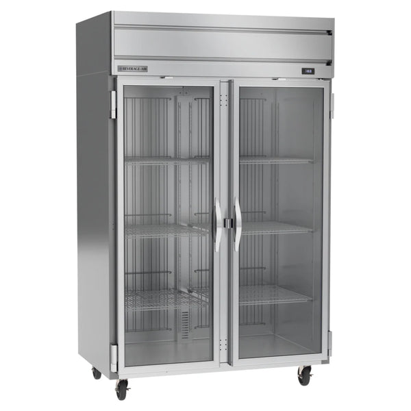 Beverage-Air HFS2HC-1G Horizon Series 52" Glass Door Reach In Freezer