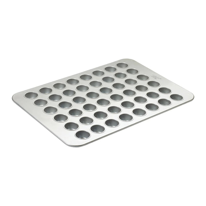 Winco HMF-48T 48 Compartment Aluminium Mini Muffin Pan, 2.1 Oz, 17-7/8" x 25-7/8"