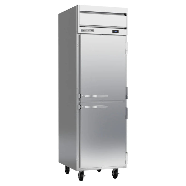 Beverage-Air HR1HC-1HS Horizon Series 26" Top Mounted Solid Half Door Reach In Refrigerator