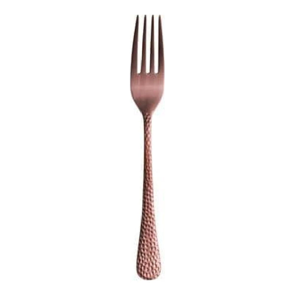 Furtino Hamford Table Fork Rose Matt 18/10 Stainless Steel Table Fork 4 mm, Pack of 12