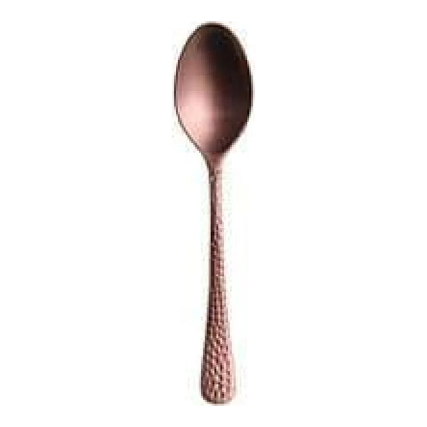 Furtino Hamford Tea Spoon Rose Matt 18/10 Stainless Steel Tea Spoon 4 mm, Pack of 12