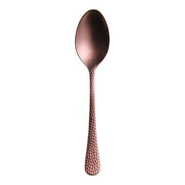 Furtino Hamford Dessert Spoon Rose Matt 18/10 Stainless Steel Dessert Spoon 4 mm, Pack of 12