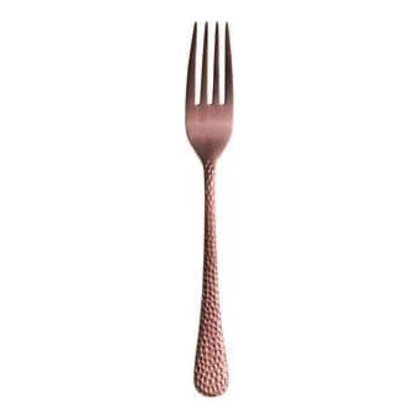 Furtino Hamford Dessert Fork Rose Matt 18/10 Stainless Steel Dessert Fork 4 mm, Pack of 12