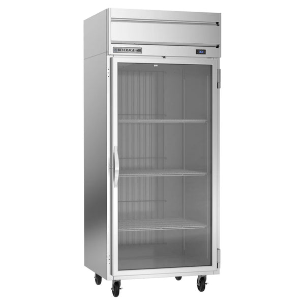 Beverage-Air HRP1WHC-1G Horizon Series 35" Glass Door Reach In Refrigerator