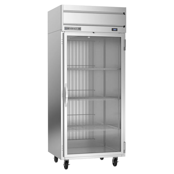 Beverage-Air HRPS1WHC-1G Horizon Series 35" Glass Door Reach In Refrigerator