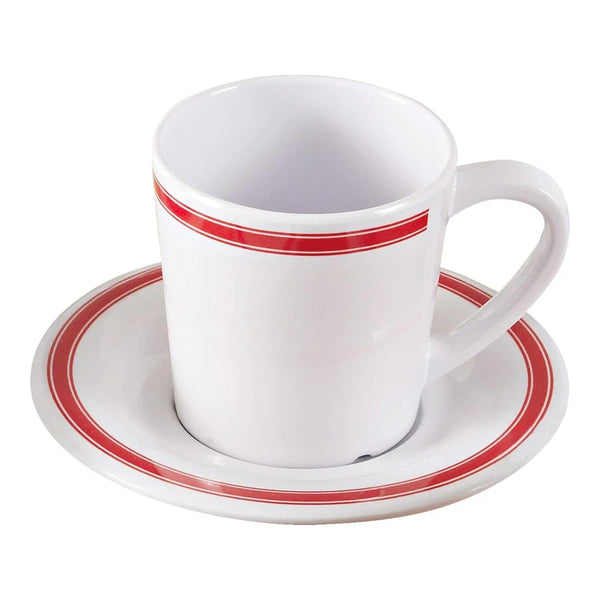 Yanco HS-9018 Houston 3" Mug/Cup in White Melamine, 7oz - Pack of 48