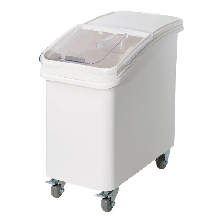 Winco IB-27 27 Gallon Ingredient Bin with Brake Casters and Scoop