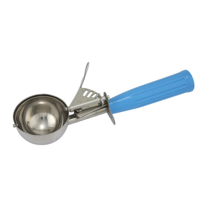 Winco ICD-16 Ice Cream Disher Size 16, Plastic Handle, Blue