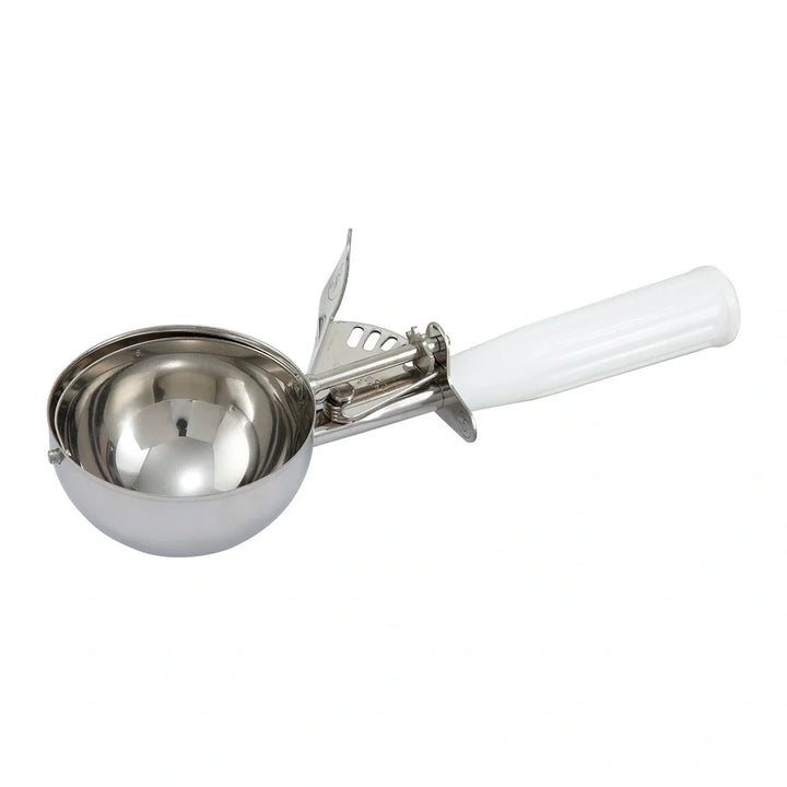 Winco ICD-6 Ice Cream Disher, Size 6, Plastic Handle, White