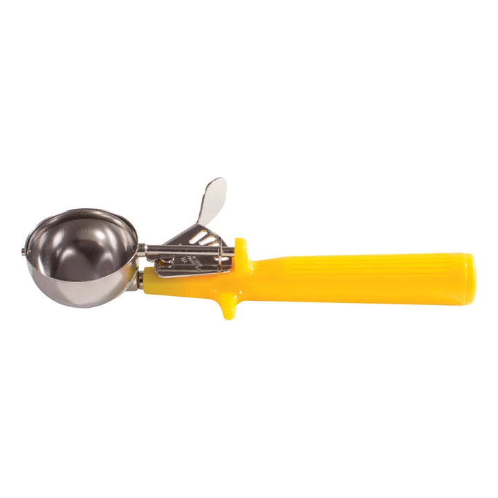 Winco ICOP-20 Ice Cream Disher, Size 20, One-piece Handle, Yellow