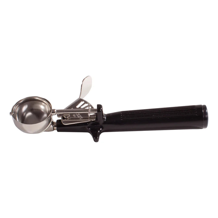 Winco ICOP-30 Ice Cream Disher, Size 30, One-piece Handle, Black