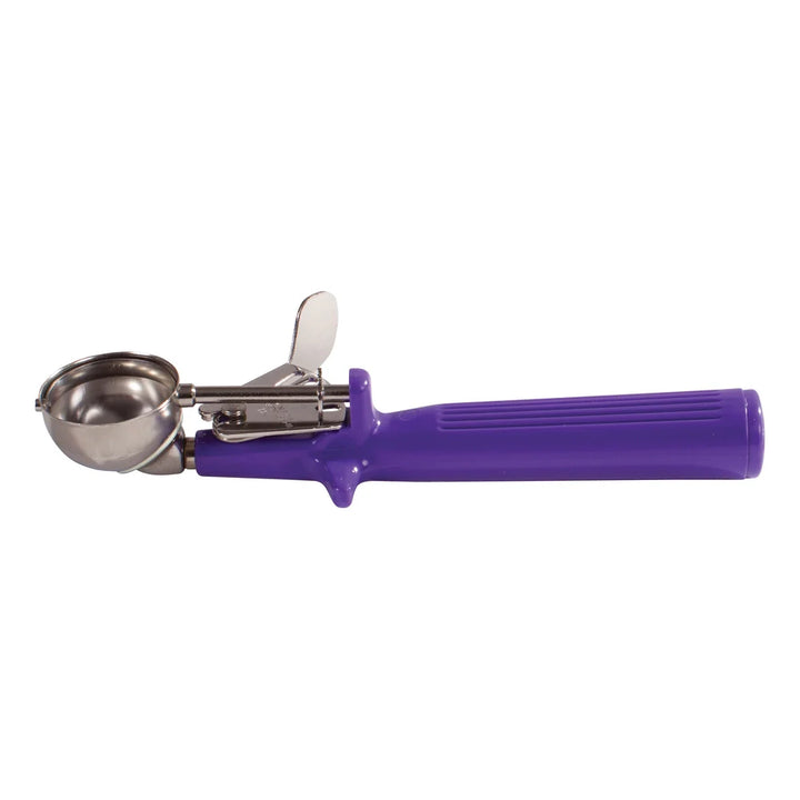 Winco ICOP-40 Ice Cream Disher, Size 40, One-piece Handle, Purple