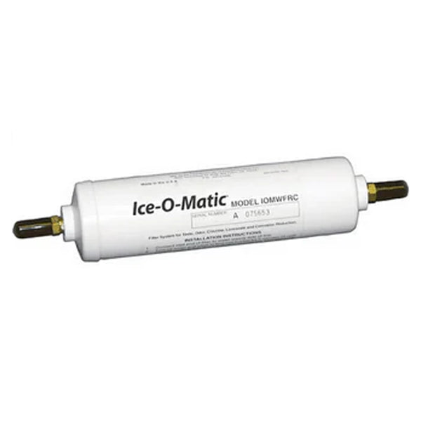 Ice-O-Matic IFI8C 2 3/4" dia.  Inline Single Ice Machine Water Filter Cartridge 3/8" Compression, 10 Micron and 0.5 GPM