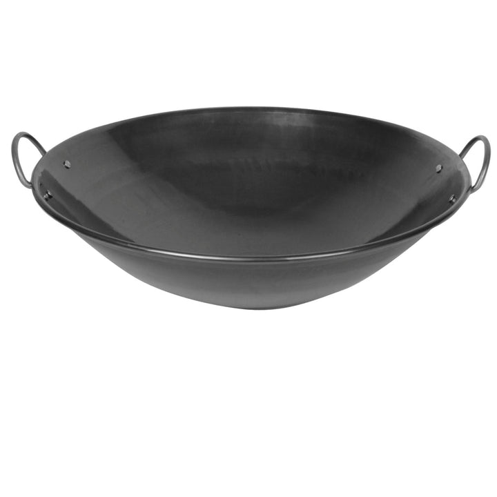 Thunder Group IRWC001 Steel 19" Curved Rim Wok