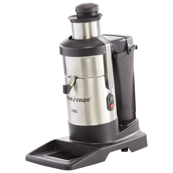 Robot Coupe J100 Juicer with Continuous Pulp Ejection, 120V - 1 1/4 HP