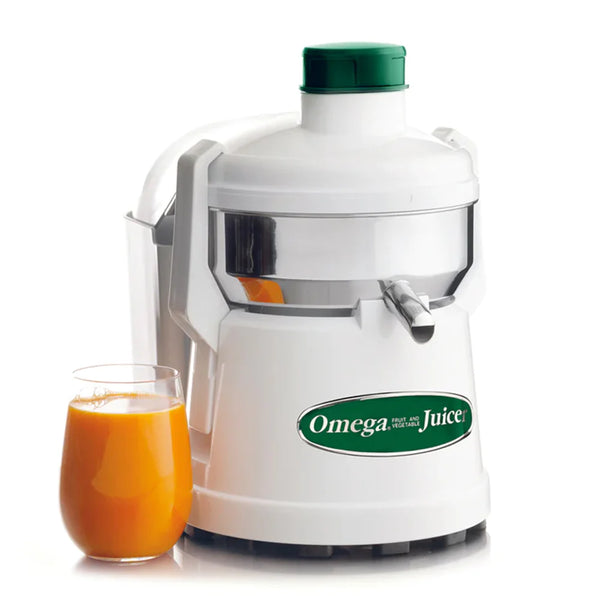 Omega J4000 High Speed Pulp Ejection Juicer 1/3 HP 250W, White