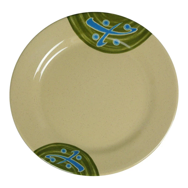 Yanco JP-1009 Japanese 9" Round Plate in Sand Melamine - Pack of 24