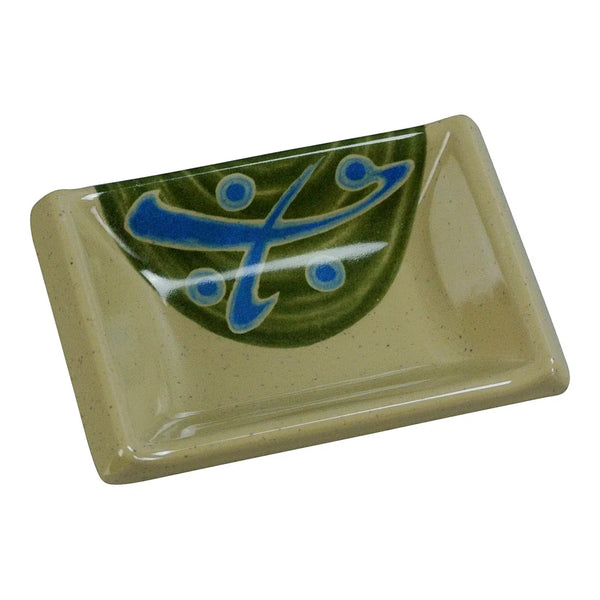 Yanco JP-4046 Japanese 3.75" Rectangular Sauce Dish in Sand Melamine, 2.5oz - Pack of 72