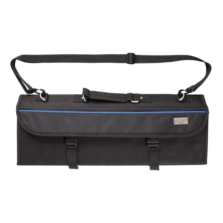 Winco KBG-11 Black Polyester 11 Compartment Knife Bag