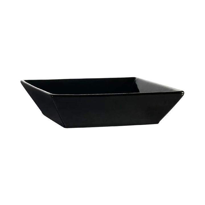 CAC China KC-B8-BLK Square Bowl Black 42oz 8" Case of 24 Pcs