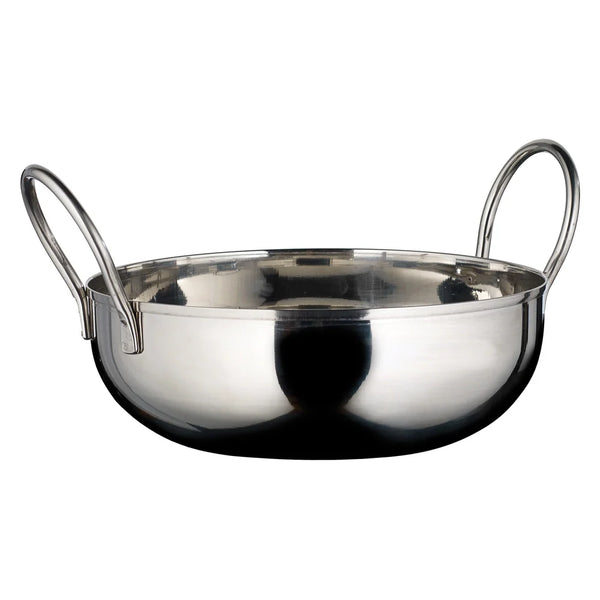 Winco KDB-6 Kady Bowl with Welded Handles, Stainless Steel, 28 oz., 6" Dia., 1.5" H