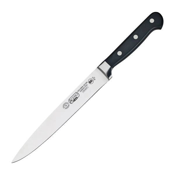 Winco KFP-81 8" Slicer, Triple Riveted, Full Tang Forged Blade