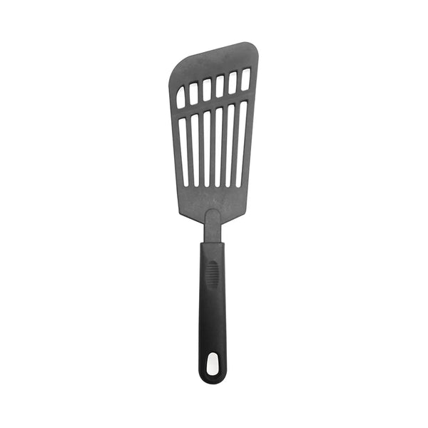 CAC China KUNL-SP07 Spatula Nylon Black Slotted /Each