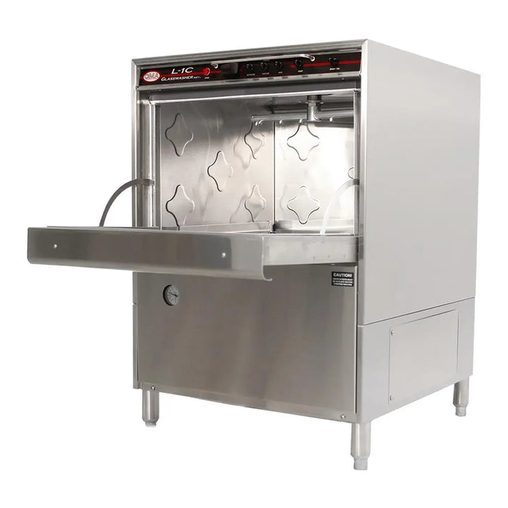 CMA Dishmachine L-1C Low Temperature Undercounter Glasswasher with 11" Door Opening, No Heater, 1 Phase, 115V, 60Hz, 1HP